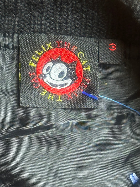 90s Felix the Cat Embroidered Vest(M)