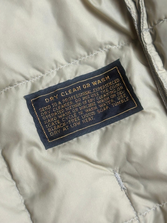 70s Eddie Bauer Quilted Goose Down Hunting Puffer Vest (S)