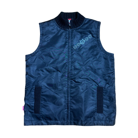 90s Felix the Cat Embroidered Vest(M)